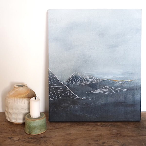 "Moorland" painting by Annabelle Ozanne