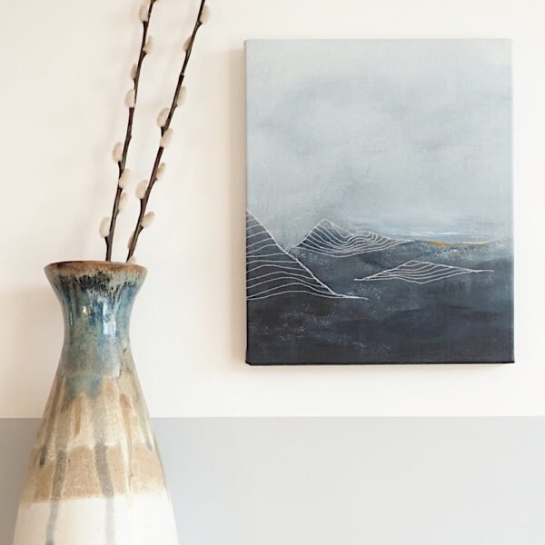 "Moorland" painting by Annabelle Ozanne