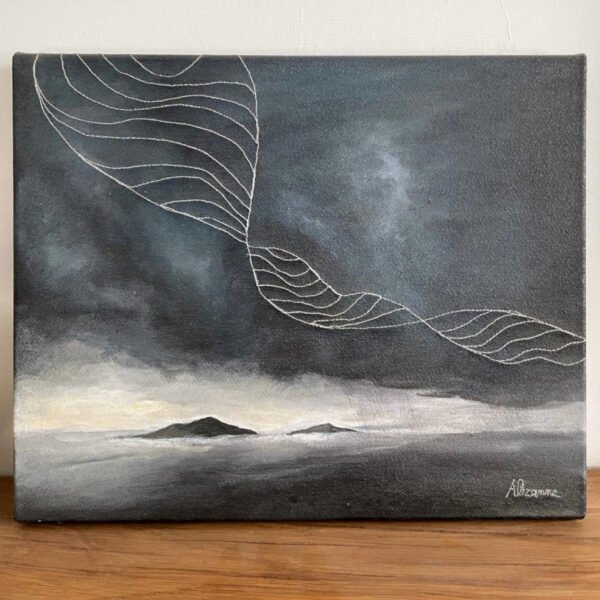 "Passing through" painting by Annabelle Ozanne