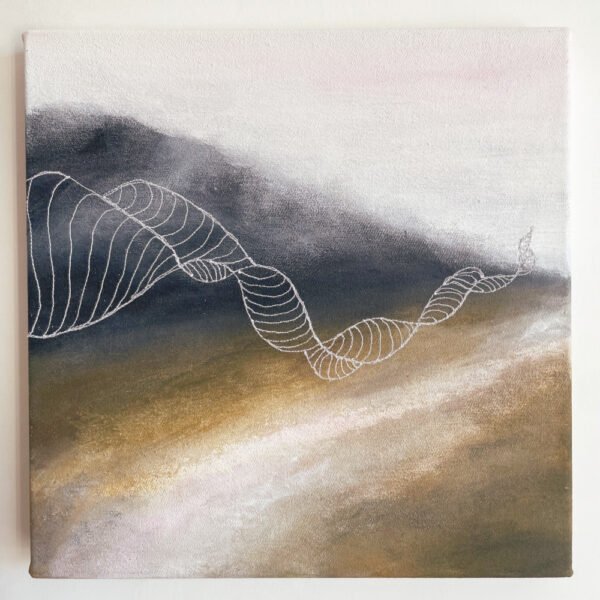 "Through the mist" painting by Annabelle Ozanne