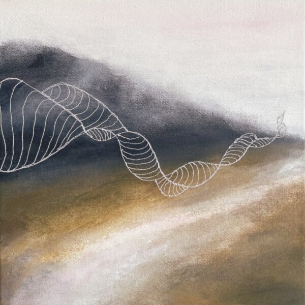 "Through the mist" painting by Annabelle Ozanne