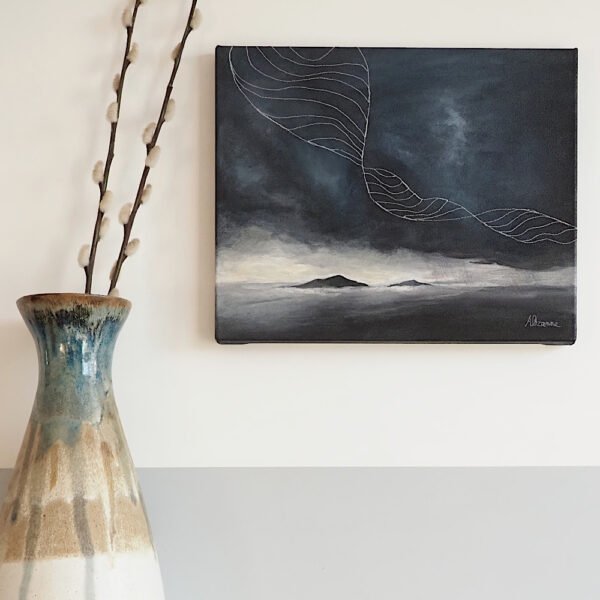 "Passing through" painting by Annabelle Ozanne