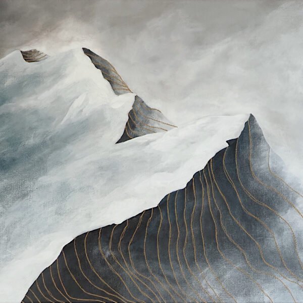 "Mountain Ridge" painting by Annabelle Ozanne