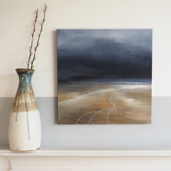 "Flowing peace within" painting by Annabelle Ozanne