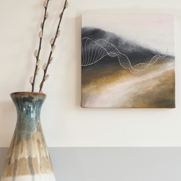 "Through the mist" painting by Annabelle Ozanne