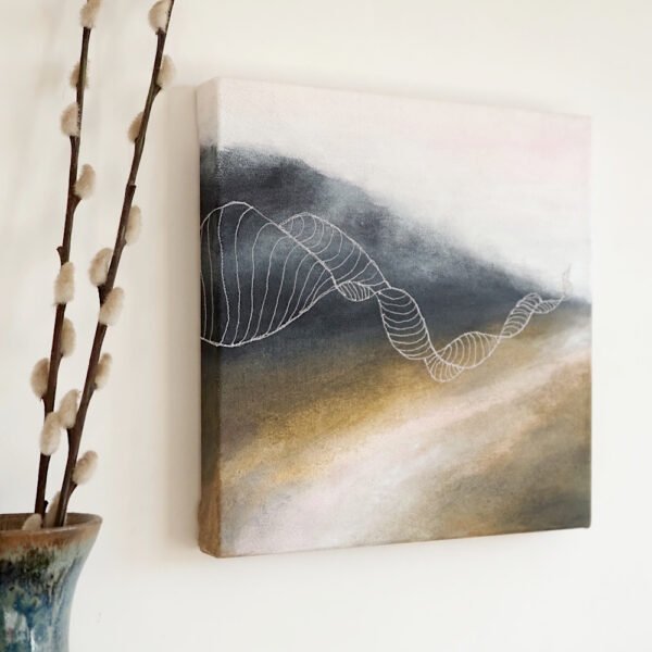 "Through the mist" painting by Annabelle Ozanne