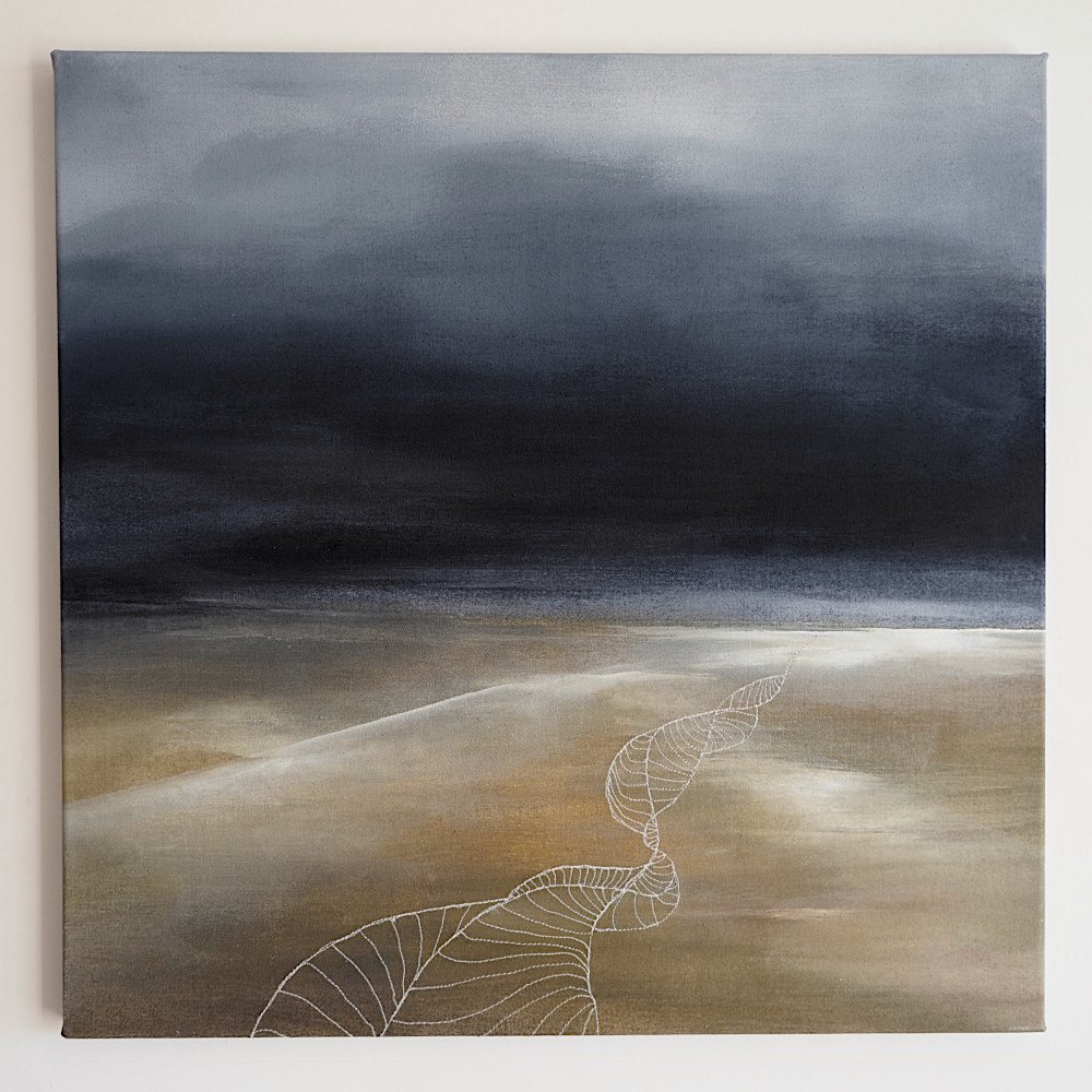 "Flowing peace within" painting by Annabelle Ozanne