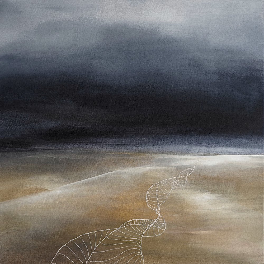 "Flowing peace within" painting by Annabelle Ozanne