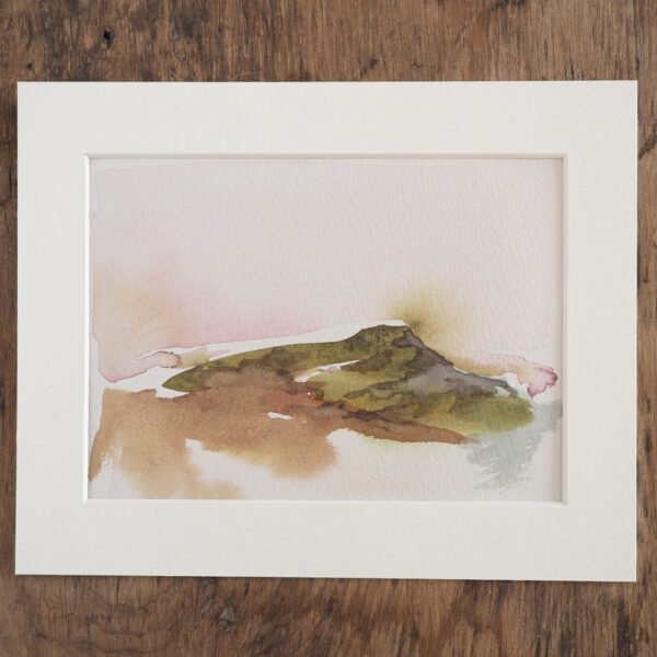 Sunrise on the tor- 10x8"