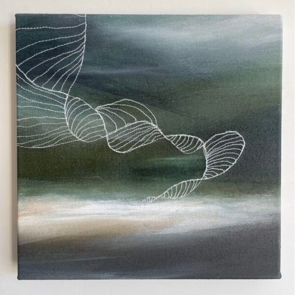 "Weaving in the wind" painting by Annabelle Ozanne